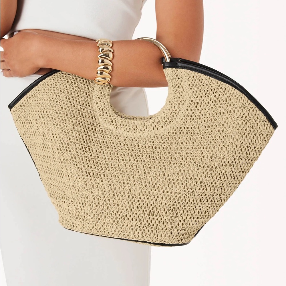 BILLINI DAWN Natural Raffia Tote Bag